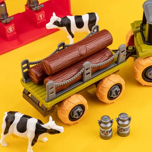 Игровой набор Otamanko Веселый хутор трактор и молочная ферма с коровами - фото 8