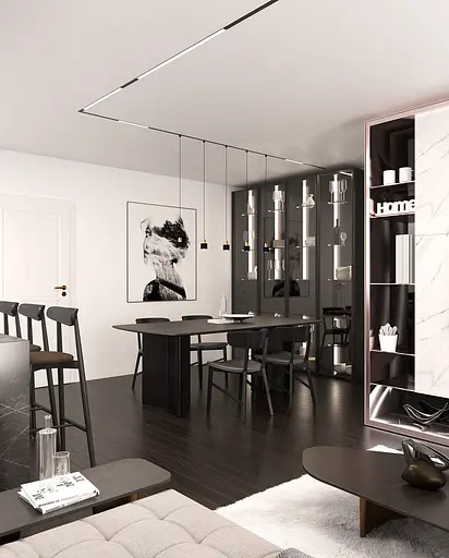 Підвіс Skarlat RGD2032 5W BK+RGD 3000K - фото 6