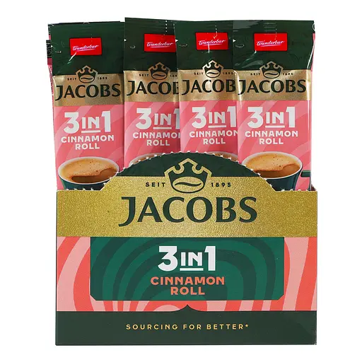 Напій кавовий розчинний Jacobs Cinnamon roll 3в1 зі смаком кориці 11.2 г - фото 3