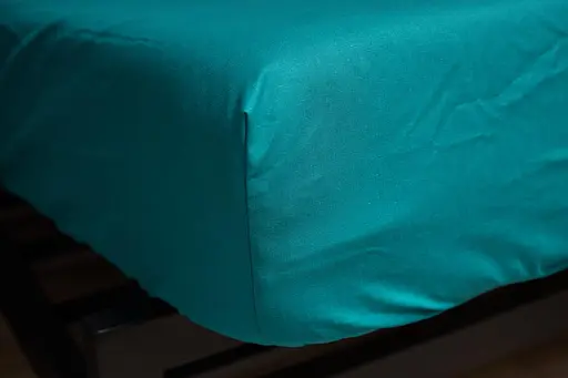 Простирадло на резинці Moon&Star Green Deep Бязь Gold Люкс 80х190х20 см - фото 1