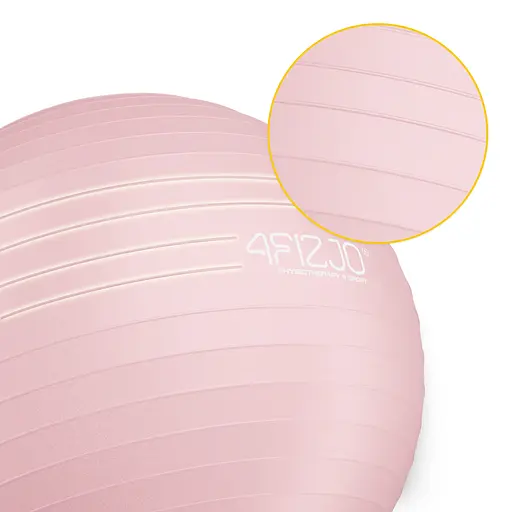 М'яч для фітнесу (фітбол) 4FIZJO 75 см Anti-Burst Pink (P-5907739317407) - фото 11