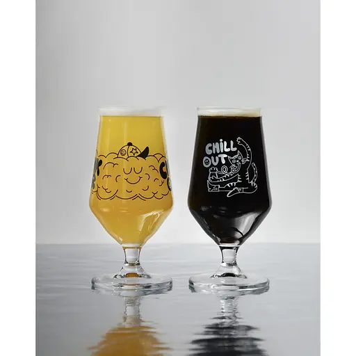 Набір келихів для пива Concept Glass Chill Out Beer Passion 2 шт. (BP/8804) - фото 2