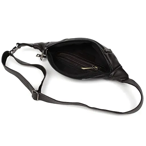 Жіноча шкіряна сумка-бананка Tarwa 31х14х6 см sum0026355 - фото 2