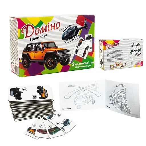 Настільна гра Доміно Транспорт 30765 (укр.) - фото 2