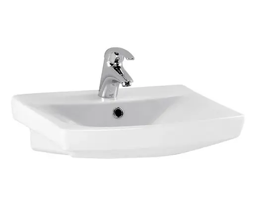 Умывальник мебельный Cersanit Carina 50 см с отверстием Белый K31-004 30412 - фото 1