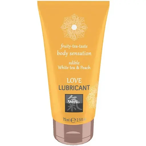 Лубрикант на водній основі Hot Shiatsu Love Lubricant Body Sensation Edible персик 75 мл