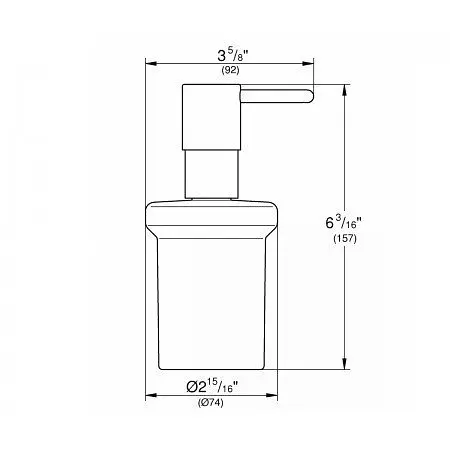 Дозатор для мила Grohe Essentials 40394AL1, Графит - фото 2