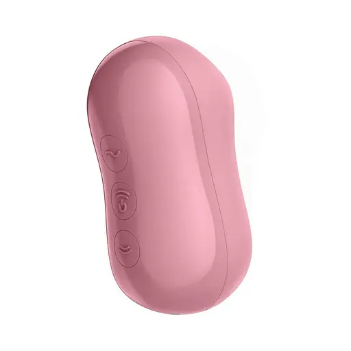 Вакуумний стимулятор клітора з вібрацією Satisfyer Cotton рожевий - фото 6