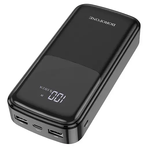 Універсальна мобільна батарея Borofone Mike BJ17A 20000mAh 10W (Чорний) - фото 2