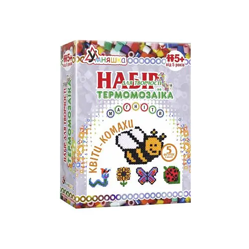 Набір для творчості "Термомозаїка: квіти-комахи" ТМ-002 Камертон (4820129200794) - фото 1