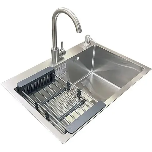 Комплект мойка + смеситель Romzha Arta U-600S (A) - фото 3