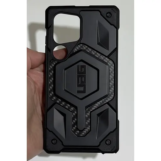 Оригінальний протиударний чохол UAG Monarch для Samsung Galaxy S24 Ultra (6.8") Carbon Fiber 214415114242 - фото 2