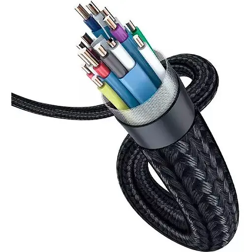 Кабель Baseus Enjoyment Series HDMI 2.0 4K 1m Black (CAKSX-B0G) [84301] - фото 4
