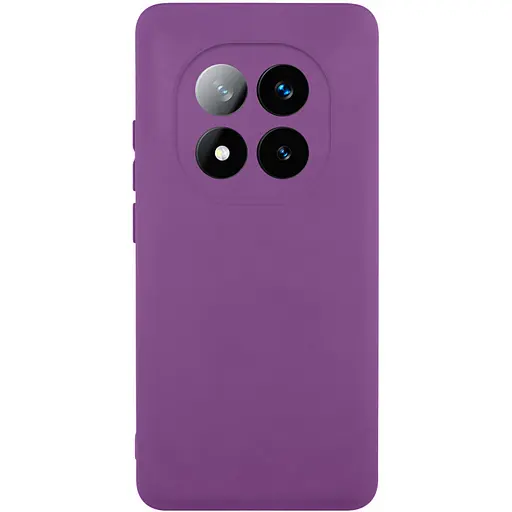 Чехол Lakshmi Silicone Cover Full Camera AAA для Xiaomi Redmi Note 14 Pro 4G Сливовый/Purple