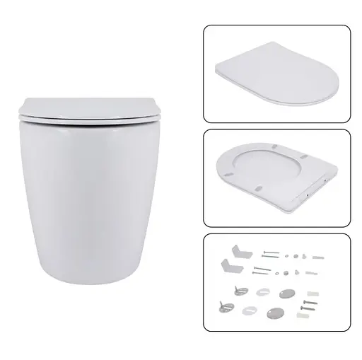 Набір Q-tap Nest 4 в 1 підвісний унітаз Robin Ultra Quiet 520x365x365 + комплект інсталяції QT13332381AW47499 - фото 6