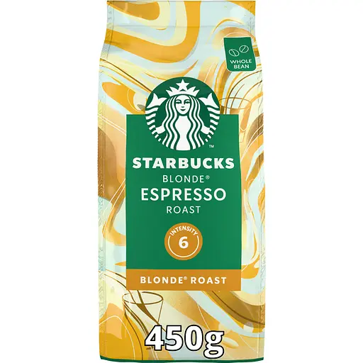 Кофе в зернах Starbucks Blonde Espresso Roast арабика 450 г купить