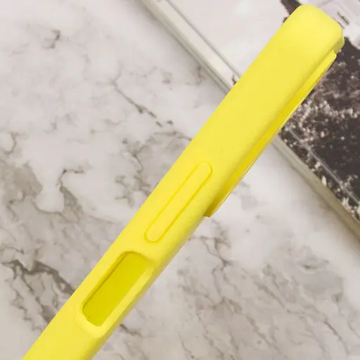 Чехол Lakshmi Silicone Cover Full Camera AAA для Xiaomi Redmi 13Coco C65 Желтый/Yellow - фото 5