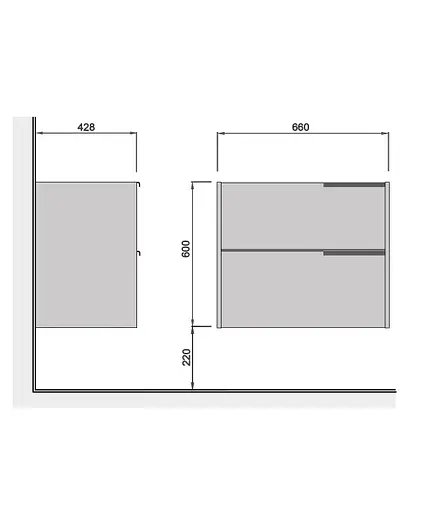Тумба Мойдодир Illusion 70-A под умывальник дуб натуральный Дуб - фото 6
