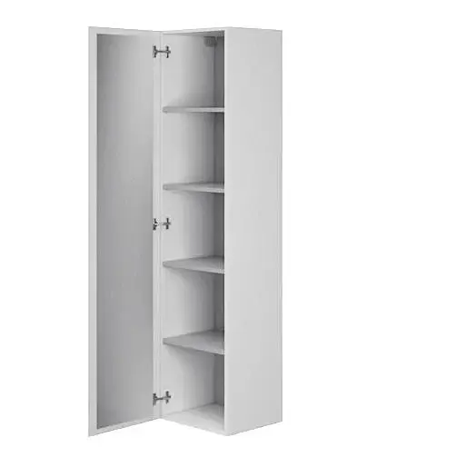 Пенал у ванну з дзеркалом Cersanit Moduo підвісний 40 см Білий S929-020 30412 - фото 4