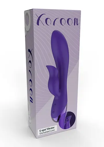 Вібратор-кролик Xocoon Unchained Love G-Spot 19 см фіолетовий - фото 3