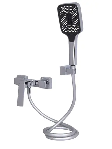 Смеситель для душа Qtap Capricorn, Chrome (k35) с душевым гарнитуром QTCAP4060102C48221 - фото 2