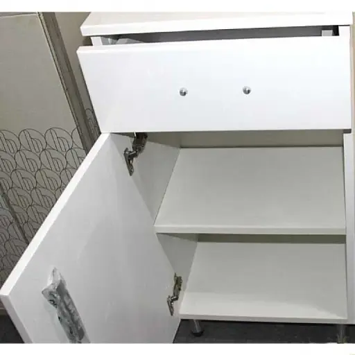 Комод для ванной комнаты ПиК Корфу левый ПП 40 см Белый 30412 - фото 2