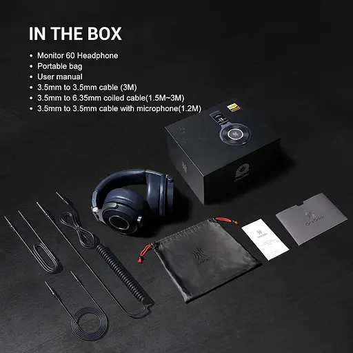 Гарнитура OneOdio Monitor 60, 3,5 мм/6,35 мм Misty Blue - фото 8