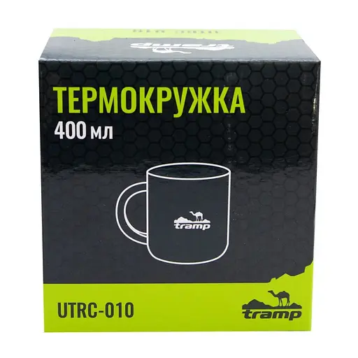 Термокружка Tramp UTRC-010 Оливковый 400 мл - фото 2