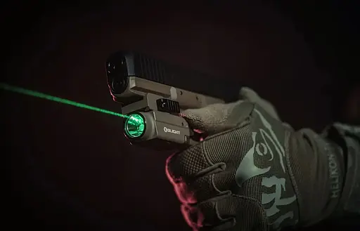 Фонарь с ЛЦВ Olight Baldr S Green Laser Flat Dark Earth - фото 11