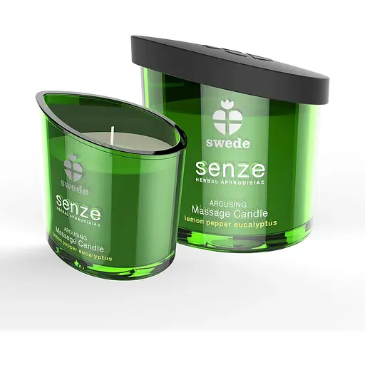 Свічка для масажу Swede Senze Massage Candle Arousing, 50 мл - фото 4