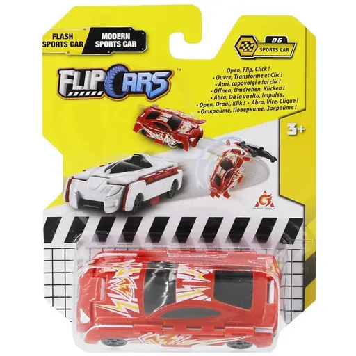 Машинка-трансформер Flip Cars 2 в 1 Спорткари Спорткар блискавка і Сучасний спорткар EU463875B-06