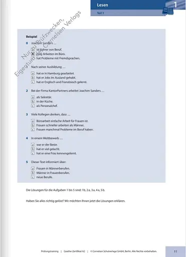 Prufungstraining DaF: Goethe-Zertifikat A2 als E-Book mit Audios online - фото 5