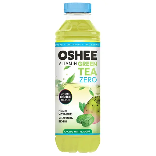 Чай холодный OSHEE Vitamin ZERO Green Cactus-Mint 0.555 л