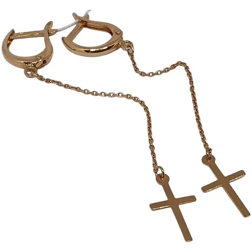 Золоті сережки Tango Хрестики. 470613