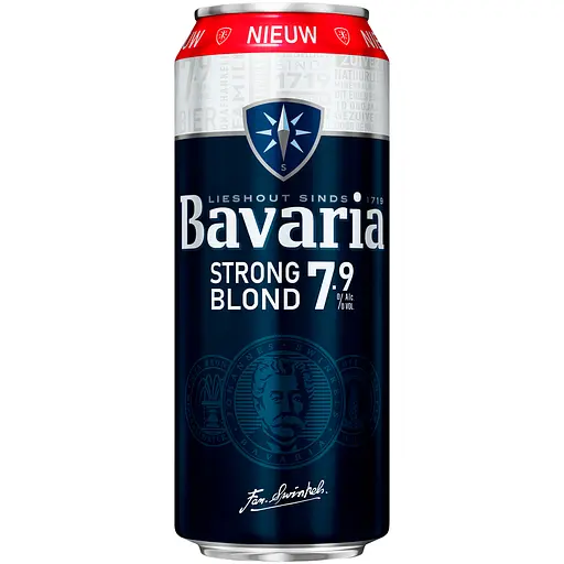 Пиво Bavaria Strong Blond светлое фильтрованное 7.9% 0.5 л