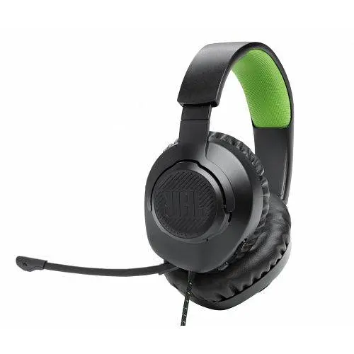 Игровая гарнитура JBL Quantum 100X (JBLQ100XBLKGRN) - фото 2