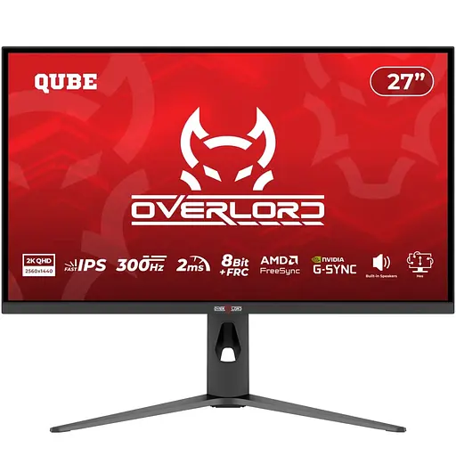 Монитор 27" QUBE Overlord G27Q300H QHD IPS 300Hz (G27Q300H) - фото 1