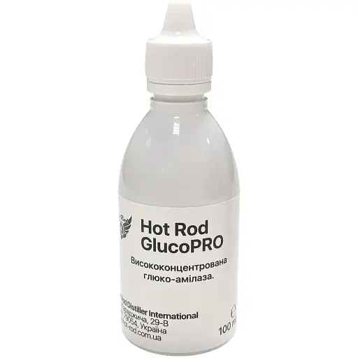 Фермент глюко-амілаза Hot Rod Distiller GlucoPRO на 1000 кг зерна 100 мл