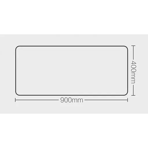 Килимок MiiiW Oversized Leather Cork Mouse Pad MWMLV01 90х40 см чорний - фото 2