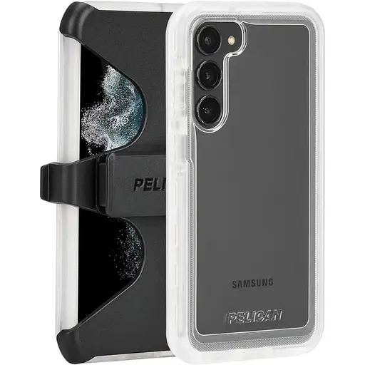 Противоударный чехол с клипсой Pelican Voyager Samsung Galaxy S21 FE 5G (6.4 ) Clear аналог OtterBox Defender