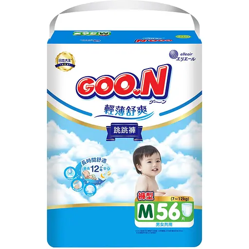 Трусики-подгузники Goo.N Slim & Comfortable Размер 3(M) (7-12 кг) 56 шт. - фото 1