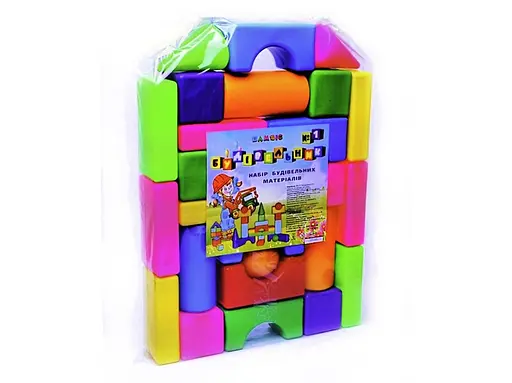 Кубики Будівельник №1 Бамсик, 095/1