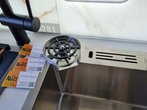 Портативна мийка склянок для кухонної раковини Nett MS-33 - фото 3