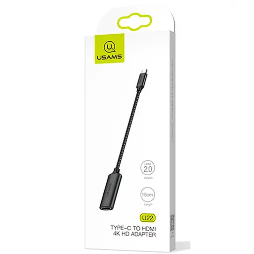 Адаптер перехідник Usams Type-C to HDMI HD 4K US-SJ282 U22 - фото 2