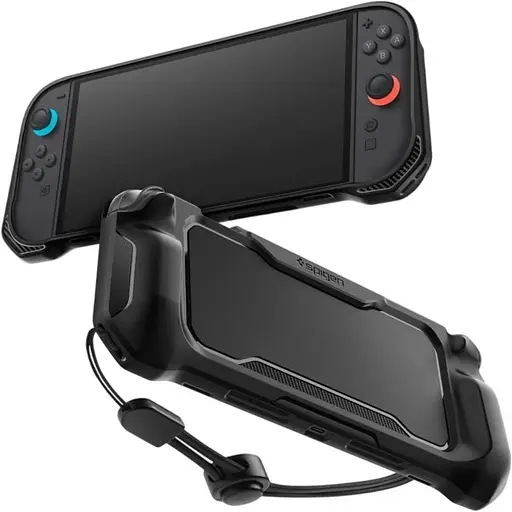 Чехол Spigen Rugged Armor для Nintendo Switch 2 Matte Black (ACS09075) [144164] - фото 2