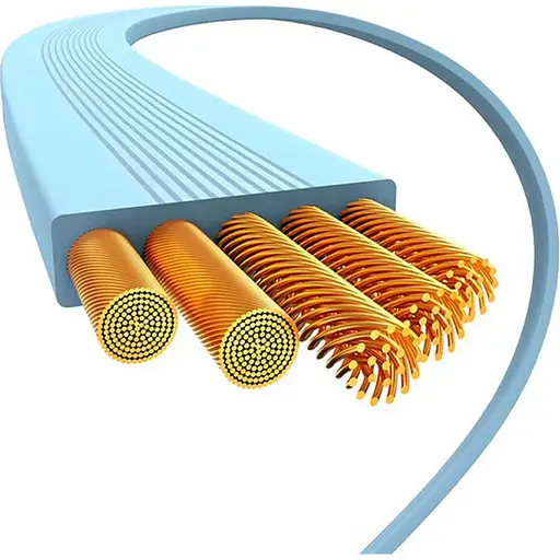 Кабель Baseus Free2Draw Mini Retractable Charging Cable Type-C to Type-C 100W 1m Galaxy Blue - фото 6