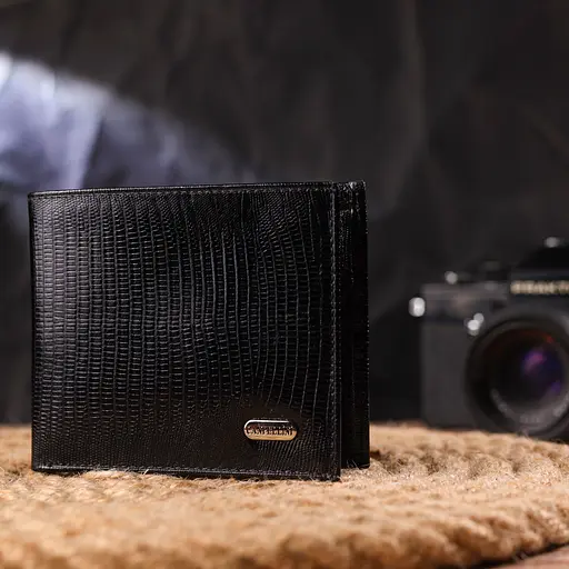 Чоловічий шкіряний гаманець Canpellini 11.5х9.8х1 см acs0025040 - фото 6