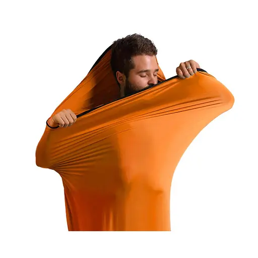 Подкладка для спального мешка Naturehike NH17N002-D полиэстер (Оранжевый) - фото 2