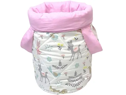 Корзина для игрушек Moontime "Оленята с цветочками" - фото 1