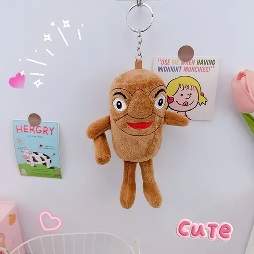 М'яка іграшка брелок Brainrot Тун Тун Тун Сахур 18 см (XY093) - фото 7